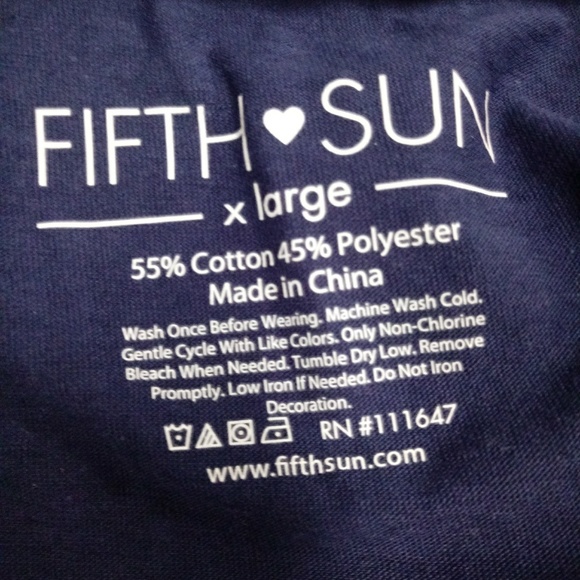Fith Sun "I Want It Now " Top VNeck Soft Tee 2X - Picture 4 of 7